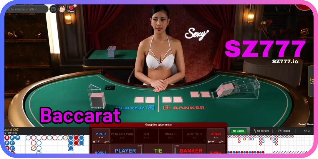 Sz777 Live - Baccarat : Mga Strategy sa Paglalaro ng Baccarat Mula sa Dealers 2 Live Interface at Graphics ng Sexy AE